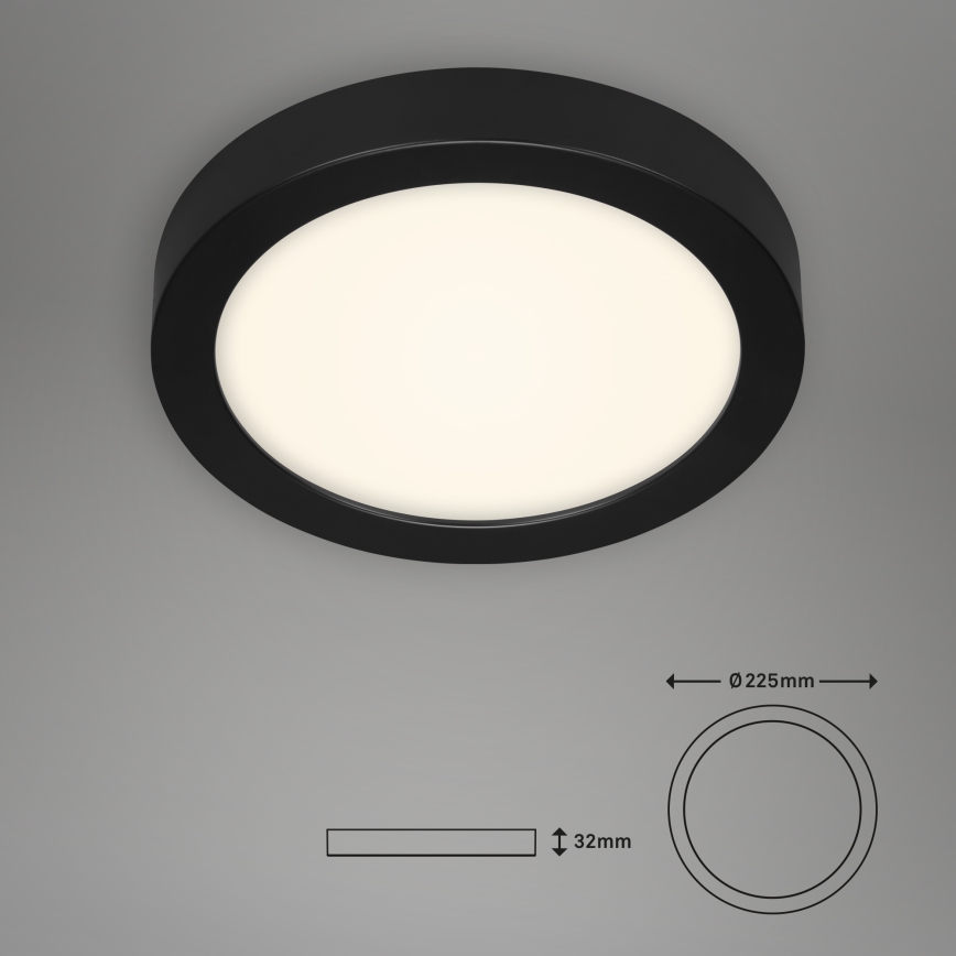 Briloner 3465-415 - LED Stropna svjetiljka FIRE LED/16,5W/230V pr. 22,5 cm