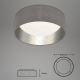 Briloner 3482014 - LED Stropna svjetiljka MAILA STARRY LED/12W/230V siva/srebrna
