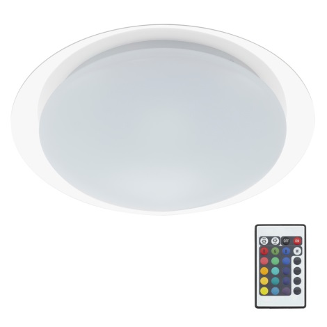 Briloner 3493-016 - LED RGB Prigušiva stropna svjetiljka 1xLED/12W/230V + daljinski upravljač IP44