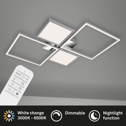 Briloner 3530-018 - LED Prigušivi nadgradni luster FRAME LED/40W/230V 3000-6500K + daljinski upravljač