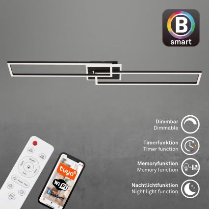 Briloner 3538-015 - LED prigušivački luster FRAME 2xLED/20W/230V 2700-6500K Wi-Fi Tuya + daljinski upravljač