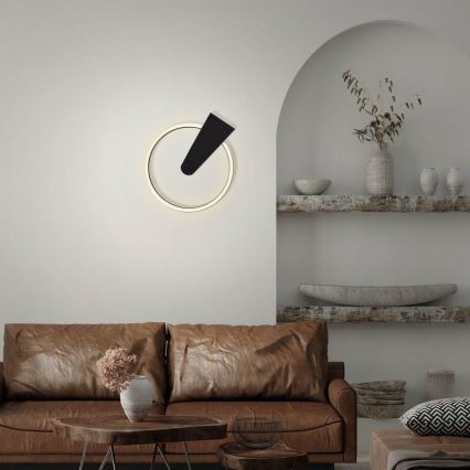 Briloner 3542-015 - LED Prigušiva stropna svjetiljka NICO LED/12W/230V crna