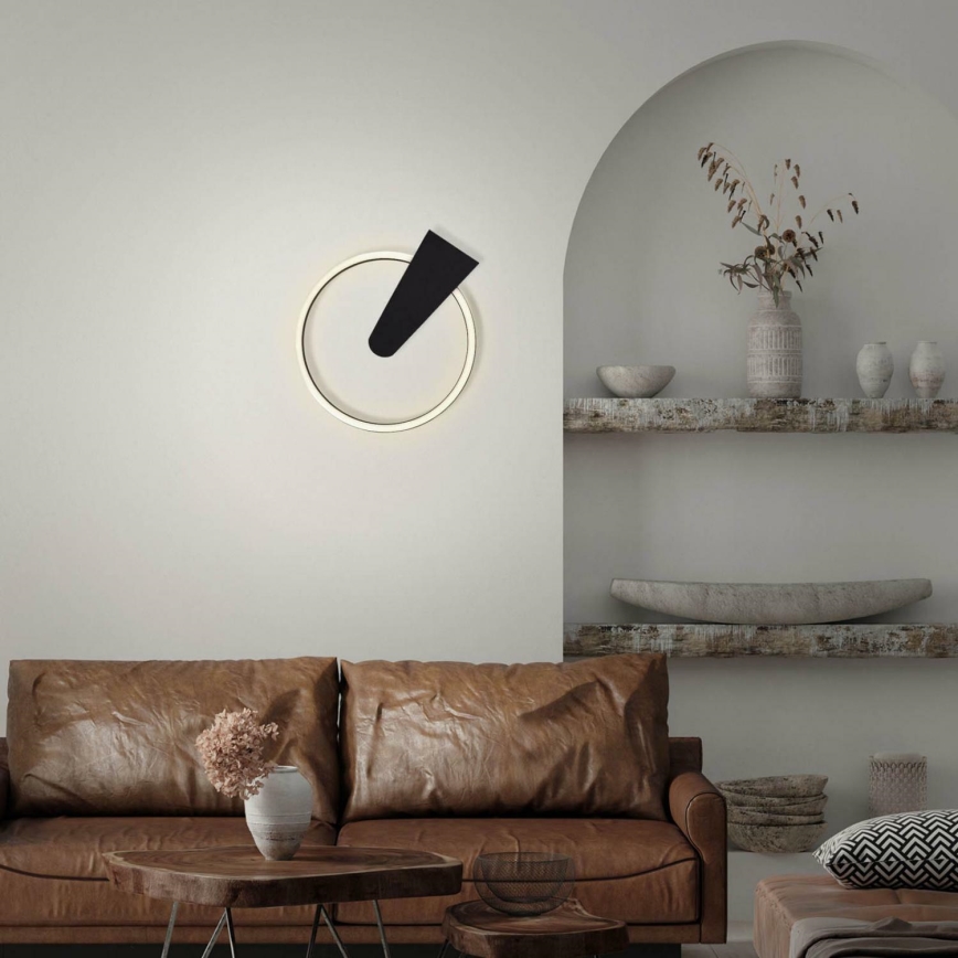 Briloner 3542-015 - LED Prigušiva stropna svjetiljka NICO LED/12W/230V crna