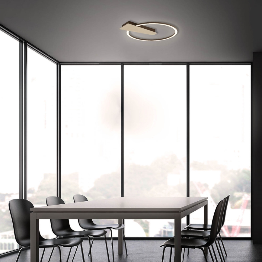 Briloner 3542017 - LED stropna svjetiljka s prigušivanjem NICO LED/12W/230V zlatna