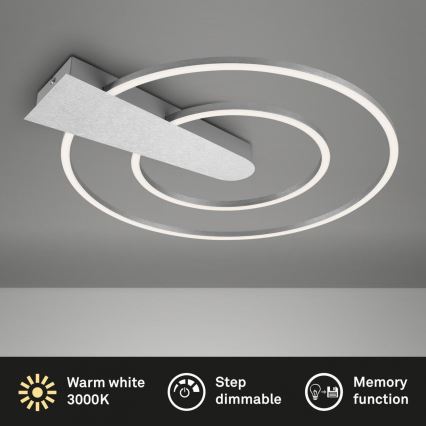 Briloner 3543-018 - LED Prigušiva stropna svjetiljka NICO LED/25W/230V mat krom