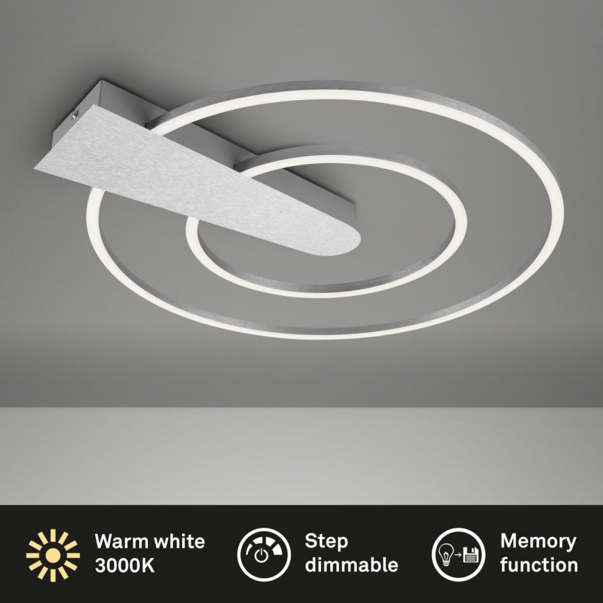 Briloner 3543-018 - LED Prigušiva stropna svjetiljka NICO LED/25W/230V mat krom