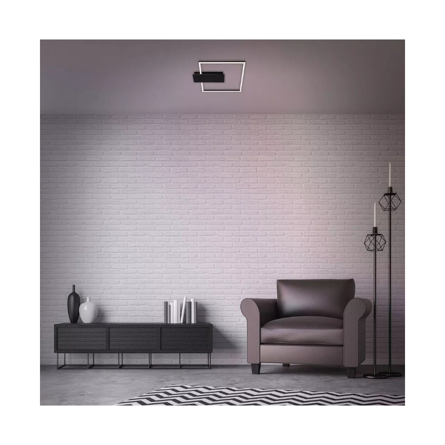 Briloner 3544-015 - LED Prigušiva stropna svjetiljka NICO LED/12W/230V crna