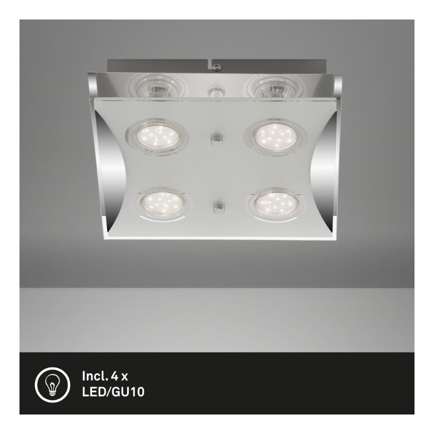 Briloner 3572-048 - LED Stropna svjetiljka FLASH 4xGU10/3W/230V