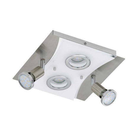 Briloner 3582-042 - LED Stropna svjetiljka RIPOSO 2xLED/5W/230V + 2xGU10/3W