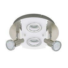 Briloner 3594-042 - LED Stropna svjetiljka RIPOSO 2xLED/5W/230V + 2xGU10/3W