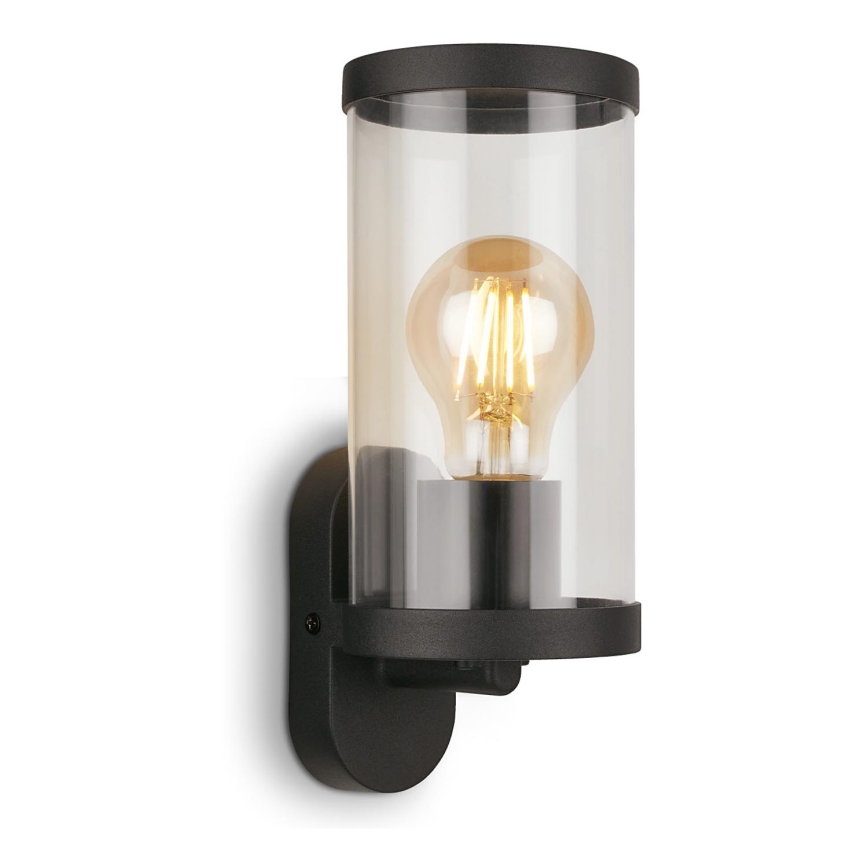 Briloner 3600-015 - Vanjska zidna svjetiljka KAIRO 1xE27/12W/230V IP44 crna
