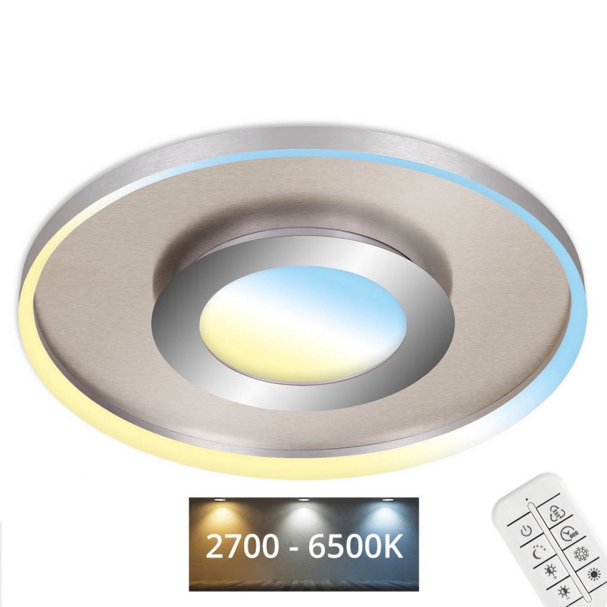 Briloner 3640-012 - LED Prigušiva stropna svjetiljka LED/25W/230V 2700-6500K + daljinski upravljač