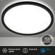Briloner 3642-415 - LED Stropna svjetiljka za kupaonicu SLIM LED/19W/230V pr. 29 cm IP44 crna