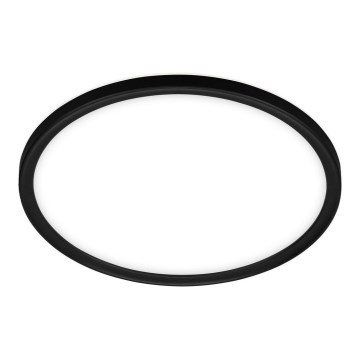 Briloner 3642-415 - LED stropna svjetiljka za kupaonicu SLIM LED/19W/230V promjer 29 cm IP44 crna
