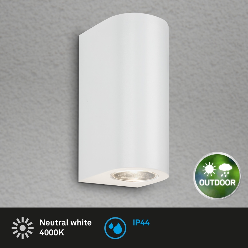 Briloner 3648-026 - LED Vanjska zidna svjetiljka UP&DOWN 2xGU10/4,7W/230V IP44