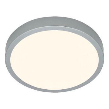 Briloner 3700-014 - LED Stropna svjetiljka RUNA LED/16W/230V 3000K pr. 28 cm srebrna