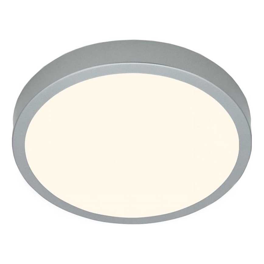 Briloner 3700-014 - LED Stropna svjetiljka RUNA LED/16W/230V 3000K pr. 28 cm srebrna