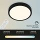 Briloner 3701-015 - LED Prigušiva stropna svjetiljka RUNA LED/18W/230V 2700-6500K + daljinski upravljač