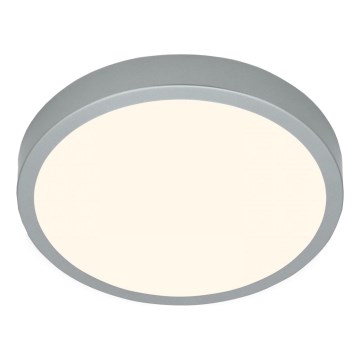 Briloner 3703-014 - LED Stropna svjetiljka RUNA LED/24W/230V 3000K pr. 38 cm srebrna