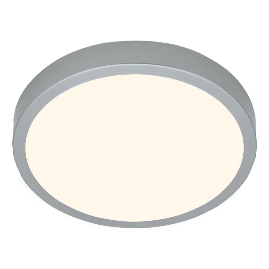 Briloner 3703-014 - LED Stropna svjetiljka RUNA LED/24W/230V 3000K pr. 38 cm srebrna
