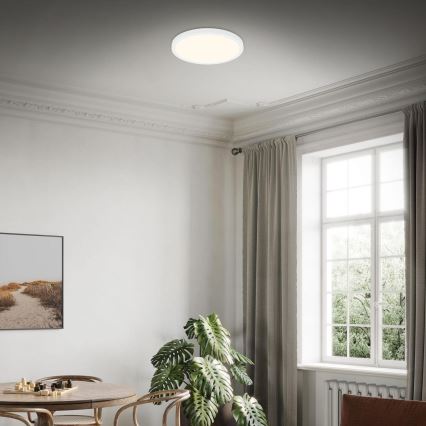 Briloner 3703-016 - LED Stropna svjetiljka RUNA LED/24W/230V 3000K pr. 38 cm bijela