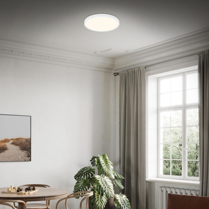 Briloner 3703-016 - LED Stropna svjetiljka RUNA LED/24W/230V 3000K pr. 38 cm bijela