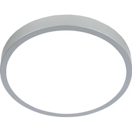 Briloner 3709-014 - LED RGBW Prigušiva stropna svjetiljka LED/22W/230V 4000K pr. 38 cm srebrna + daljinski upravljač