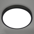 Briloner 3709-015 - LED RGBW stropna svjetiljka s prigušivanjem LED/22W/230V 4000K promjer 38 cm crna + daljinski upravljač