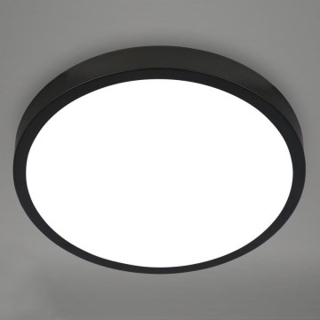 Briloner 3709-015 - LED RGBW stropna svjetiljka s prigušivanjem LED/22W/230V 4000K promjer 38 cm crna + daljinski upravljač