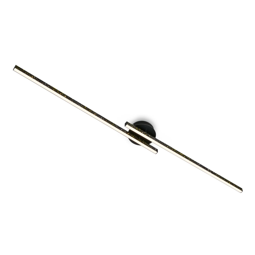Briloner 3717-025 - LED Nadgradni luster REY 2xLED/12W/230V crna