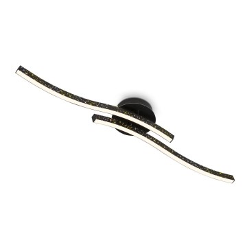 Briloner 3718-025 - LED Nadgradni luster REY 2xLED/6W/230V crna