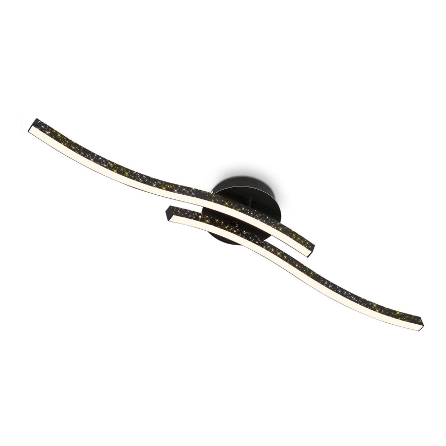Briloner 3718-025 - LED Nadgradni luster REY 2xLED/6W/230V crna
