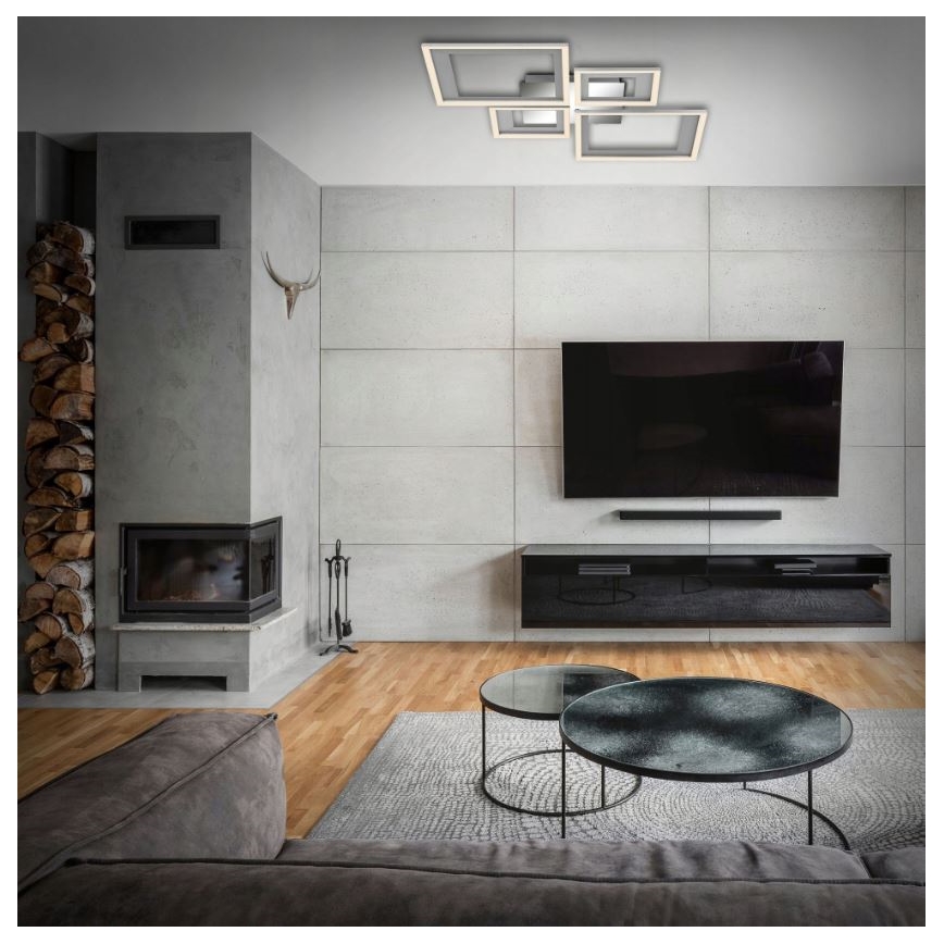 Briloner 3727-019 - LED Prigušiva stropna svjetiljka FRAME LED/38W/230V