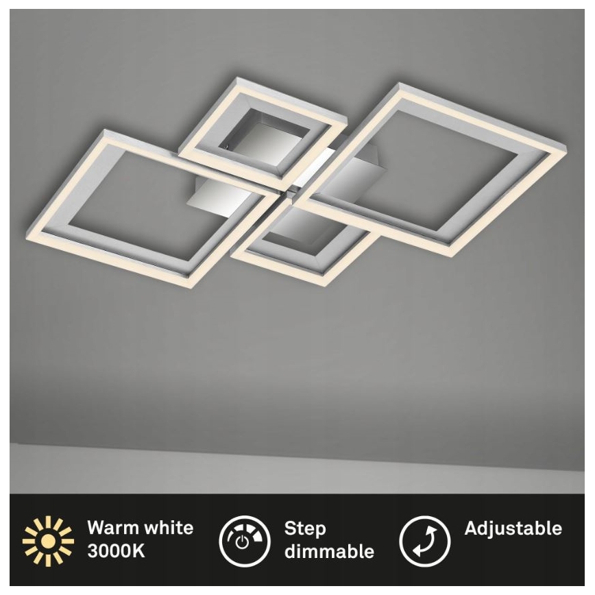 Briloner 3727-019 - LED Prigušiva stropna svjetiljka FRAME LED/38W/230V