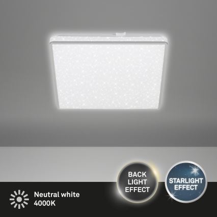 Briloner 3748-414 - LED stropna svjetiljka LINO LED/15W/230V mat krom