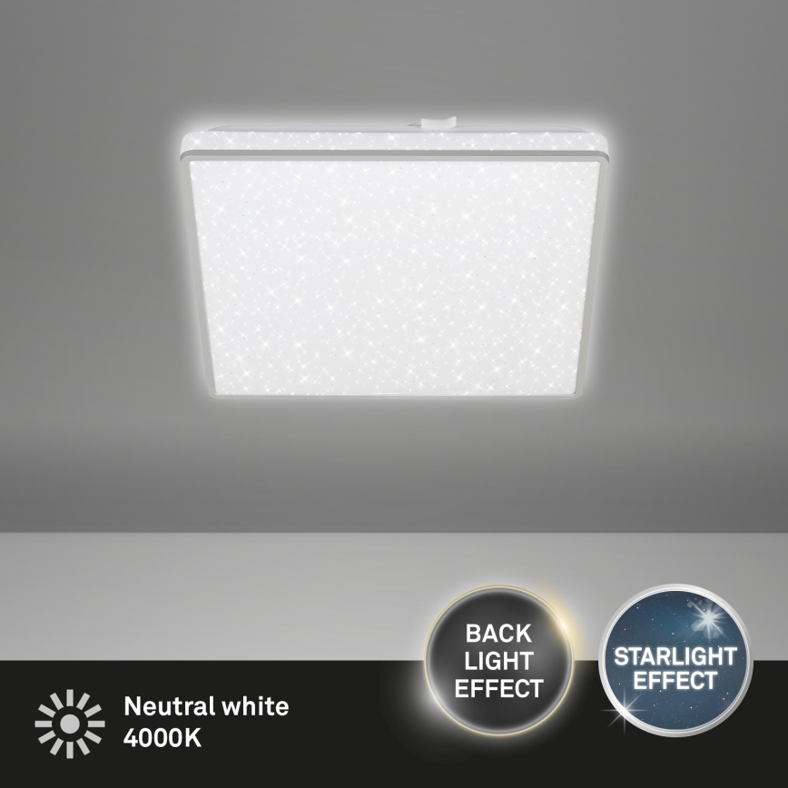 Briloner 3748-414 - LED stropna svjetiljka LINO LED/15W/230V mat krom