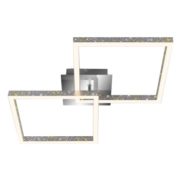 Briloner 3751-019 - LED Prigušiva stropna svjetiljka FRAME LED/20W/230V sjajni krom