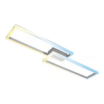 Briloner 3761019 - Prigušivo stropno LED svjetlo LED/45W/230V 2700-6500K matirani krom + daljinski upravljač