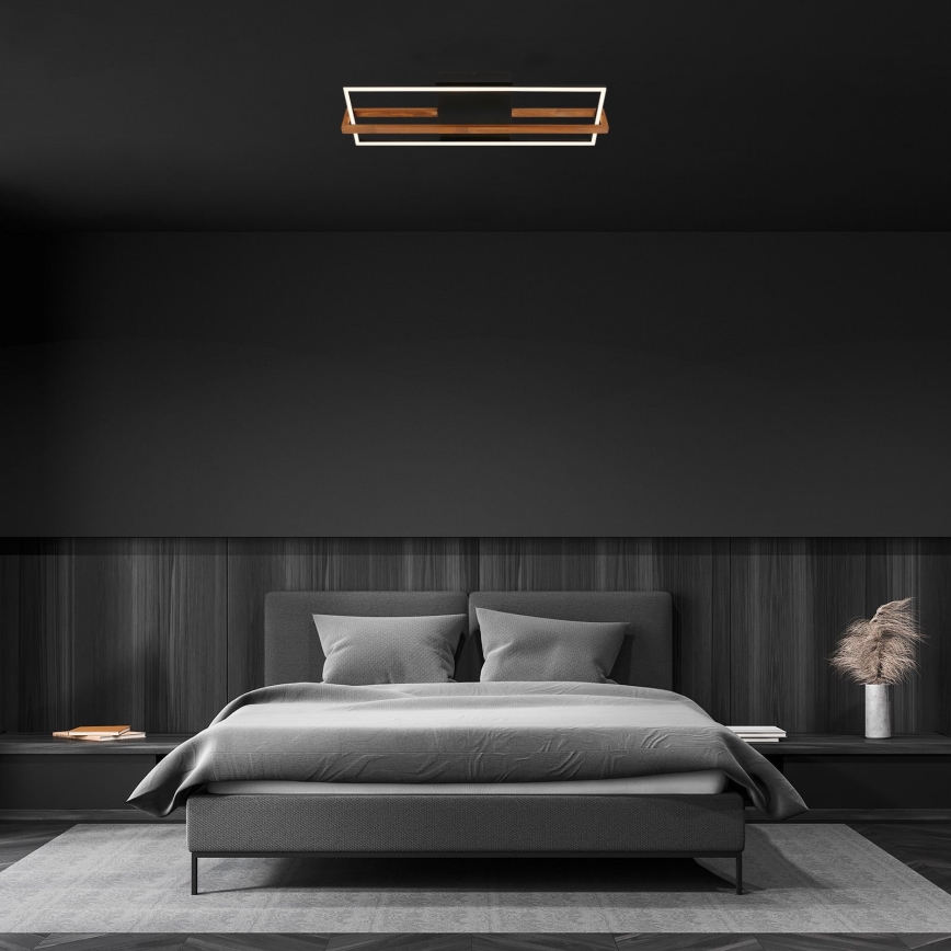 Briloner 3777-015 - LED stropna svjetiljka FRAME LED/21W/230V 3000K crna