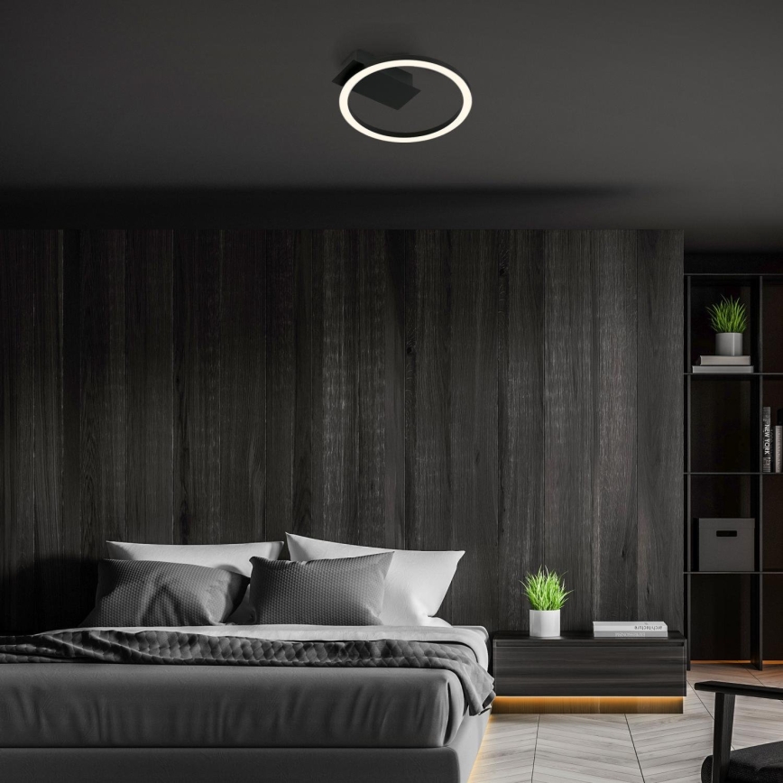 Briloner 3778-015 - LED stropna svjetiljka FRAME LED/5W/230V promjer 20 cm crna
