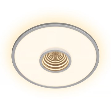 Briloner 3847014 - LED stropna svjetiljka TORO LED/18W/230V, promjer 42 cm, matirani krom