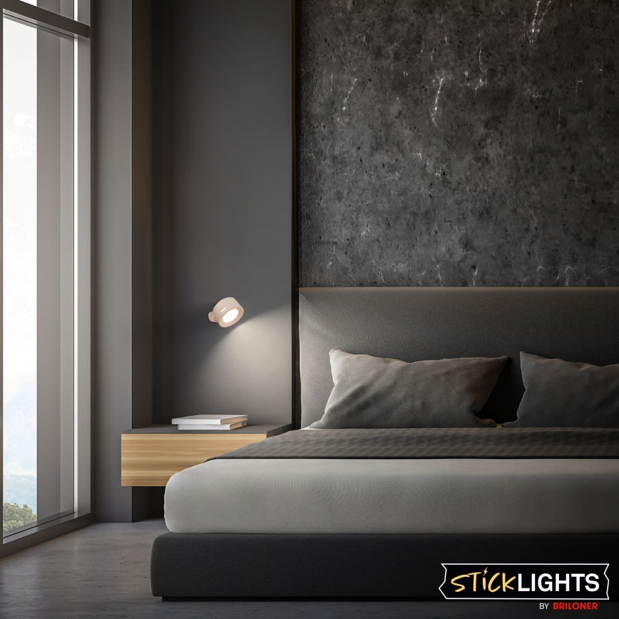 Briloner 3896011 - LED prigušivo punjivo zidno svjetlo TARI LED/1,6W/5V 1500 mAh bež