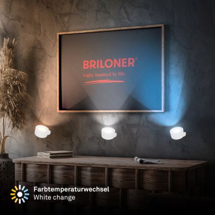 Briloner 3896016 - LED punjiva zidna svjetiljka TARI s podesivom svjetlinom LED/1,6W/5V 1500 mAh bijela
