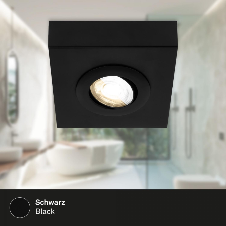 Briloner 3996015 - LED Reflektorska svjetiljka CTS LED/4W/230V 2700/4000K crna