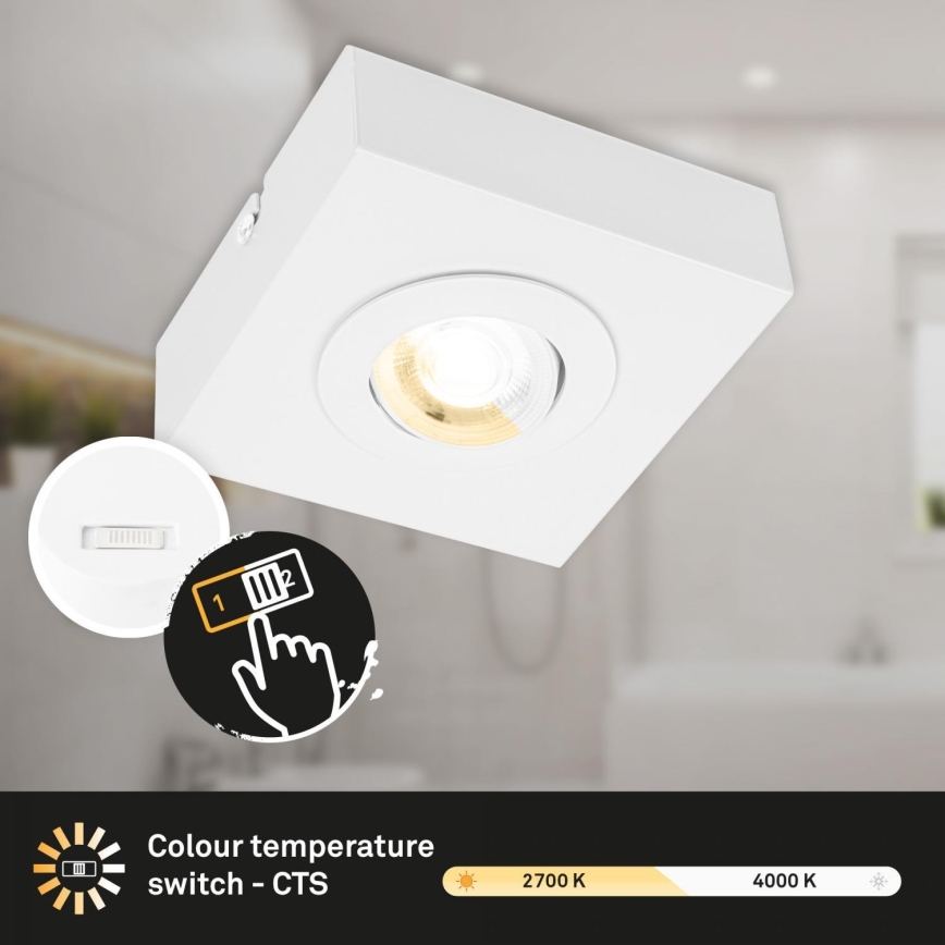 Briloner 3996016 - LED Reflektorska svjetiljka CTS LED/4W/230V 2700/4000K bijela
