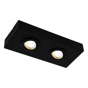 Briloner 3996025 - LED Reflektorska svjetiljka CTS 2xLED/4W/230V 2700/4000K crna