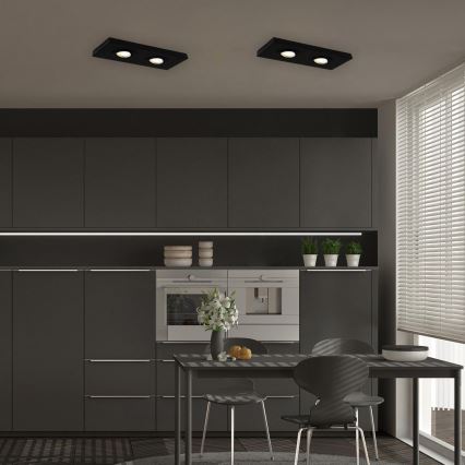 Briloner 3996025 - LED Reflektorska svjetiljka CTS 2xLED/4W/230V 2700/4000K crna