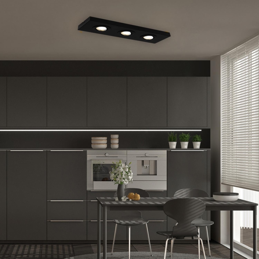 Briloner 3996035 - LED Reflektorska svjetiljka CTS 3xLED/4W/230V 2700/4000K crna