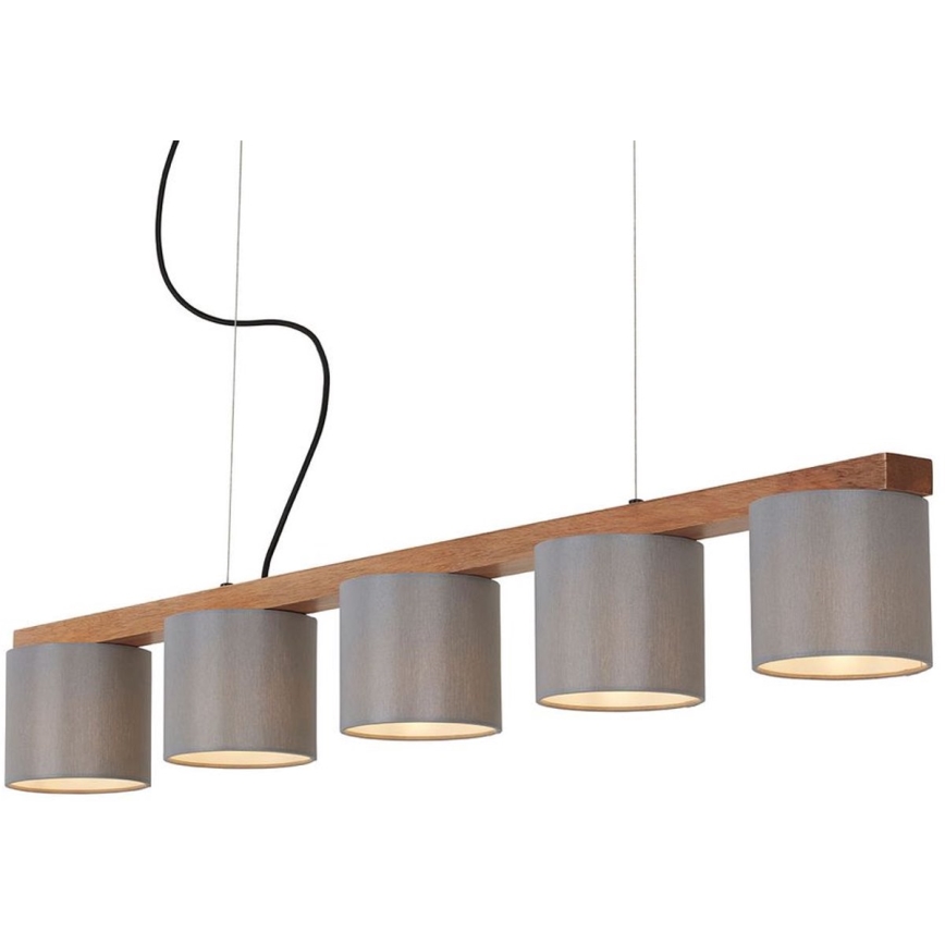 Briloner 4075-054 - Viseći luster na sajli RHON 5xE14/25W/230V