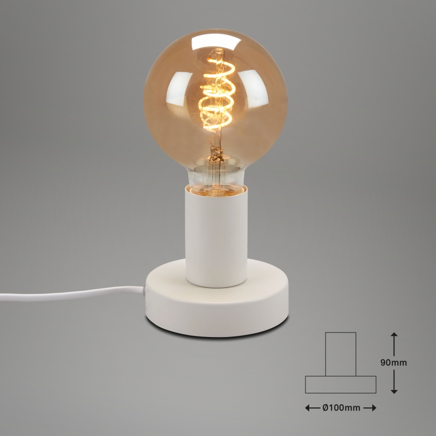 Briloner 7023-016 - Stolna lampa TEEPU 1xE27/10W/230V bijela